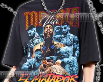 Ilia Topuria El Matador 90s Retro Fighter Shirt, Vintage Style Fan Tee KUS74