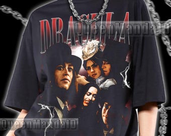 Dracula Shirt 90s Retro Movie Tee, Vintage Style Caleb Landry Jones T-Shirt KUS67