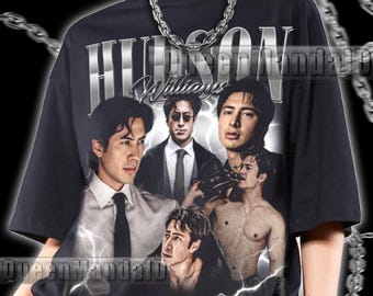 Hudson Williams Shirt Vintage 90s T-shirt, Retro Fan Gift Tee KUS86