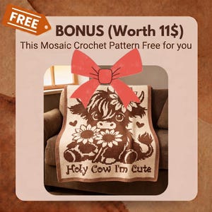 Halloween Skeleton Cat Mosaic Crochet Pattern PDF, Spooky Blanket Design, Gothic Throw, Overlay Mosaic Crochet Download, Mosaic crochet PDF image 4