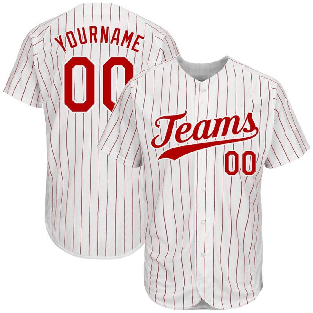 custom-white-red-pinstripe-baseball-jersey-personalized-red-and-white