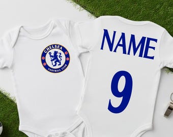 Customize Chelsea Baby Bodysuit, Chelsea Fan, Gift For Him, Baby Shower Gift , Gift For Her, Birthday Gift, Christmas Gift