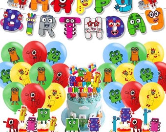 Birthday Party Decorations Kit, Learning Theme Banner Balloons Toppers