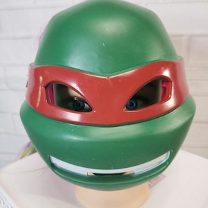 Rubies TMNT Raphael Green Plastic Mask Cosplay Teenage Mutant Ninja Turtles