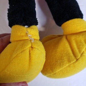 Vintage Disney Disneyland Mickey Mouse Floppy Plush Doll 15" Made in Korea image 3