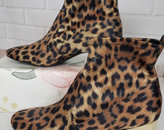 rampage leopard booties