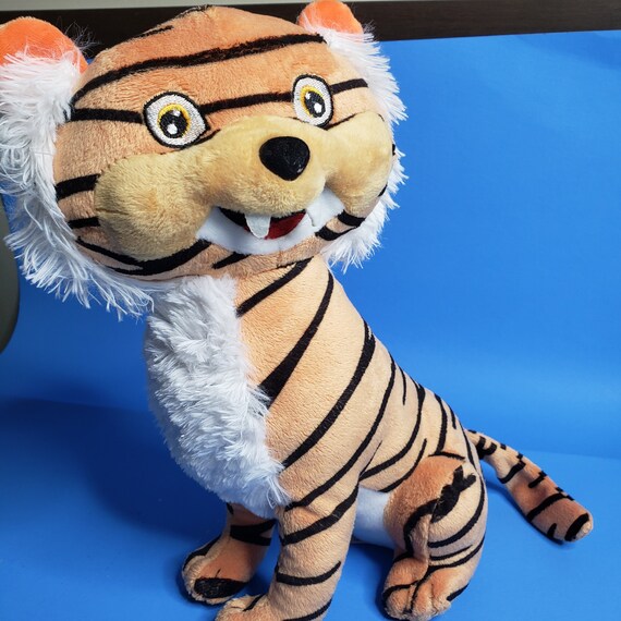 Magic Saber Tooth Tiger Plush Stuffed Toy Soft Etsy
