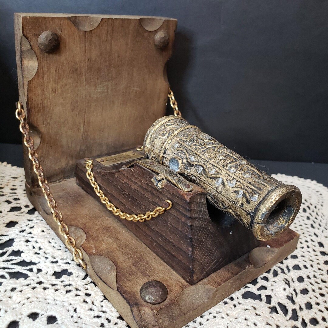 Vintage Bombardo Made in Spain Spanish Style Canon Replica Nautical ...