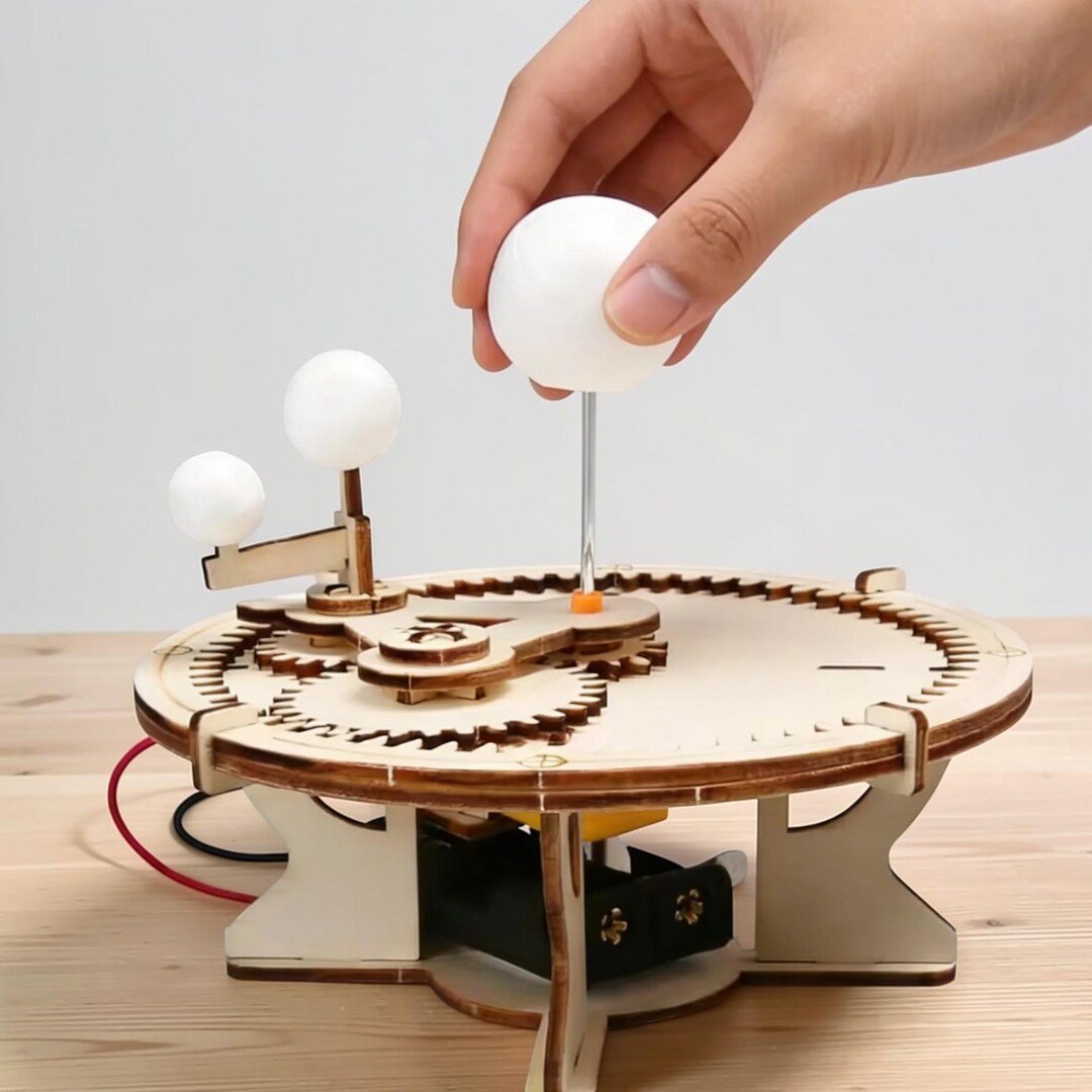 DIY Solar System Model Wooden Puzzle Astronomy STEM Science Kit Sun ...