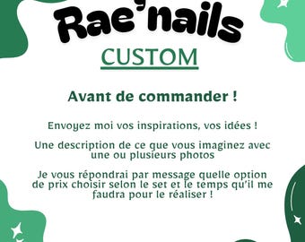 Set personnalisé ! Avant de commander ! Envoie moi t'es idées avec des photos en message !!