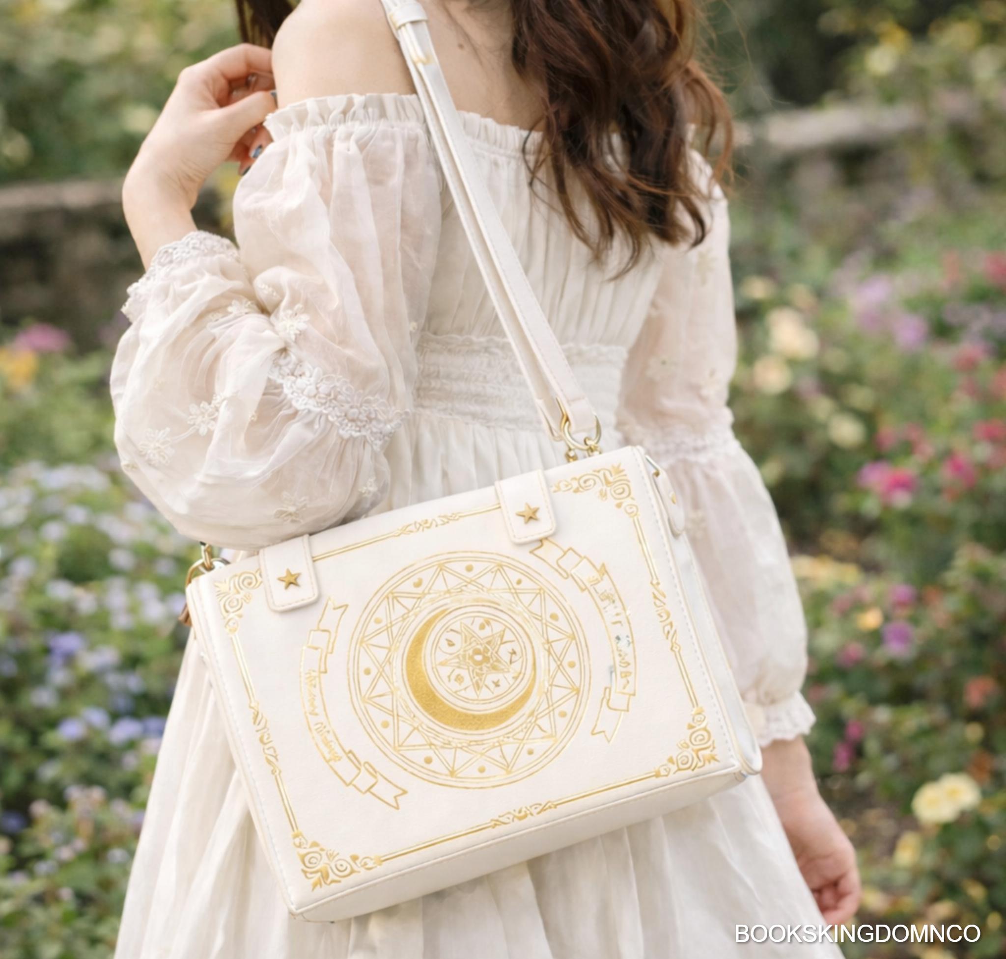 Magic Purse Magical Book Bag | Fantasy Crossbody, Backpack | Celestial Detail (3 ...