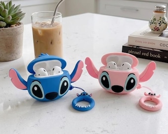 Lilo Airpod Cases, Stitch Cartoon Protective Case, Silicone Airpod 4 Case, For Airpod 1 2 3 Pro 2, Birthday Gifts
