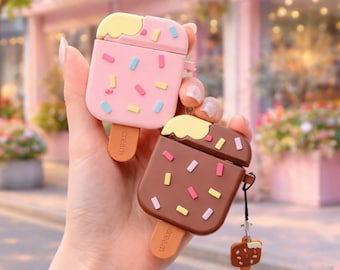Ice Cream Airpod Case, Sweet Theme Earphone Case, Airpod 4 Case, Airpod 1 2 3 Pro 2 Case