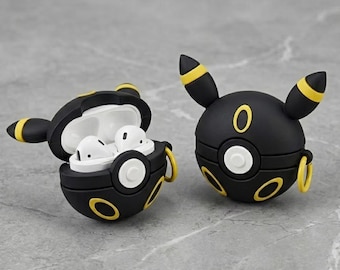 Black Poke Airpod Case, Silicone Cartoon Protective Case, Airpod Pro 3 Case, For Airpod 1 2 3 4 Pro 2, Birthday Gifts