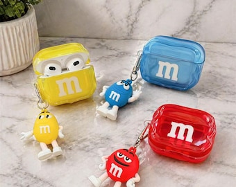 Candy Style AirPods Case, M AND M Earphone Case, Airpod Pro 3 Case, Airpod 1 2 3 4 Pro 2 Case, Chocolate lover Gifts