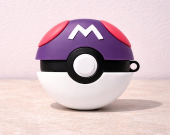 Master Ball Airpod Case, Poke Ball Earphone Case, Airpod Pro 3 Case, Airpod  4 Case, Airpod 1 2 3