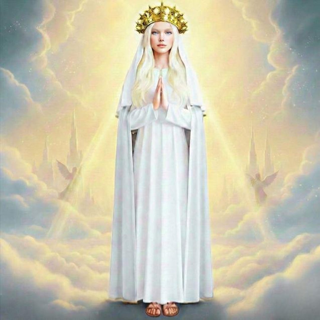 Our Lady of Champion Virgin Mary Portrait V1 - Printable Digital Art - Etsy