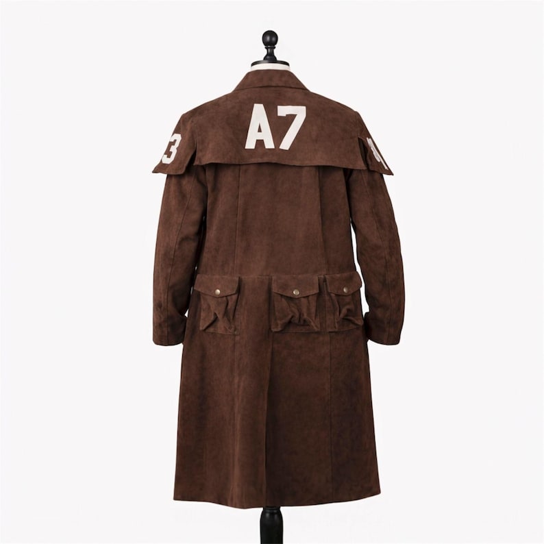 Handmade Suede Leather Duster Coat | NCR Ranger A7 Cosplay - Etsy