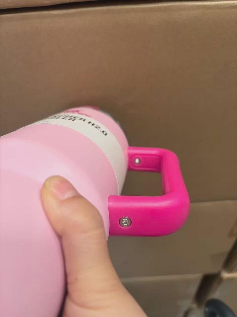 Stanley Quencher H2.0 40oz Tumbler | Pink FlowState Insulated Cup With Handle image 4