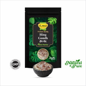 Natural Hing Gond | Aromatic Asafoetida Edible Gum, Pure Herbs