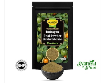 Indrayan Phal Powder | Citrullus Colocynthis | Natural Ayurvedic Herb (Pure Herbs)