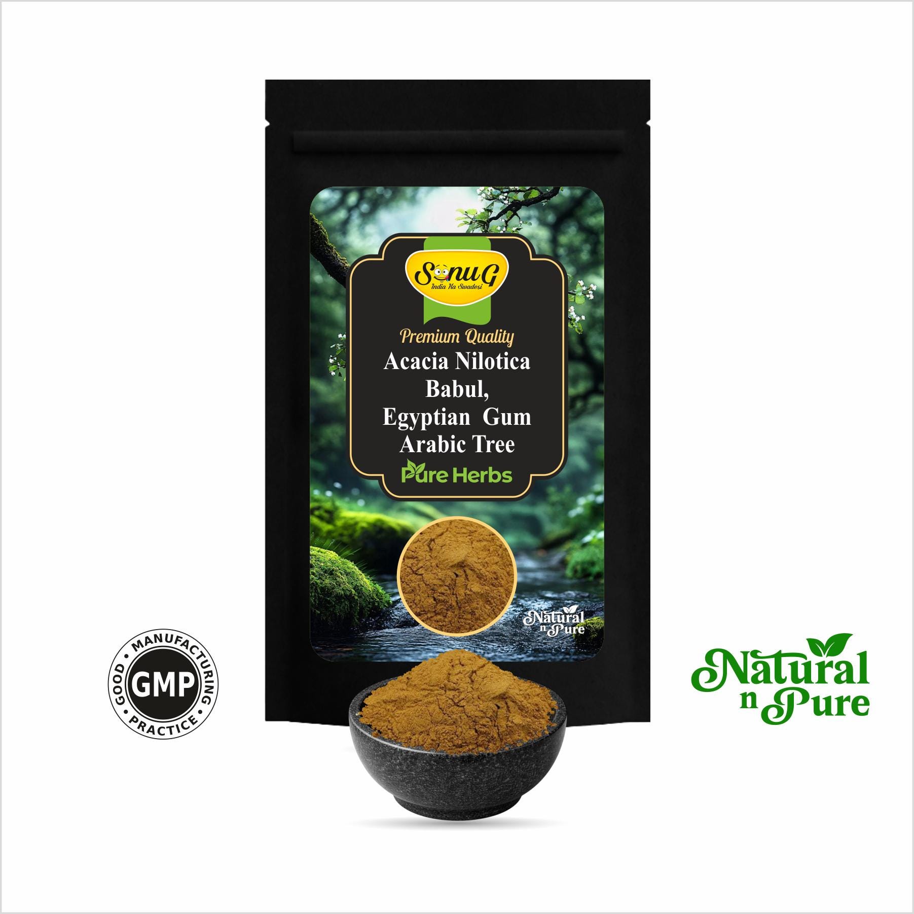 Acacia Nilotica Babul Powder | Egyptian Gum Arabic Tree Herbal ...