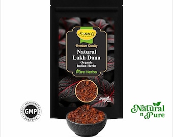 Lakh Dana | Indian Natural Lac Resin Beads | Traditional Herbal & Ritual Ingredient | Botanical Use