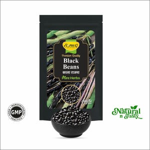 Fagioli neri del Kashmir / Legumi Rajma interi