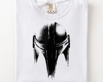 Vintage Washed Mandalorian Shirt, Star Wars Graphic Tee, 90er Jahre Mando T-Shirt, Comfort Colors® This is The Way Shirt, Geschenk für Star Wars Fans