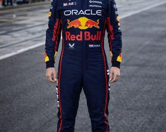 Traje o disfraz de carreras de Fórmula 1 Redbull, réplica de traje de F1, personalización gratuita disponible