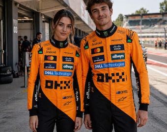 Tuta da corsa F1 personalizzata / Replica di Max Verstappen, Karting e Sim Racing