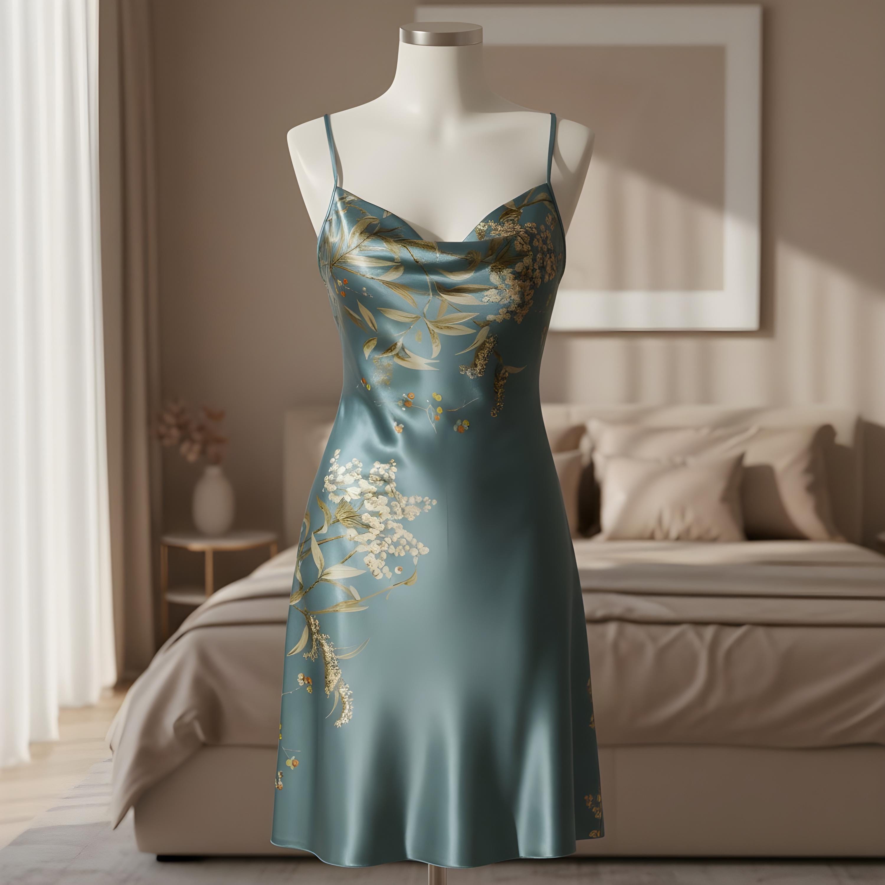 Womens Knee Length Nightgown