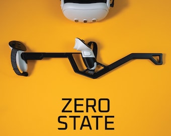 Zero State - VR Gunstock. Compatible with Quest 3-3S Controllers