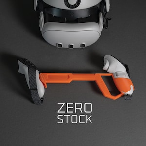 Zero Stock - VR Gunstock. Compatible with Quest 3 Controllers
