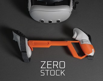 Zero Stock - VR Gunstock. Compatible with Quest 3 Controllers