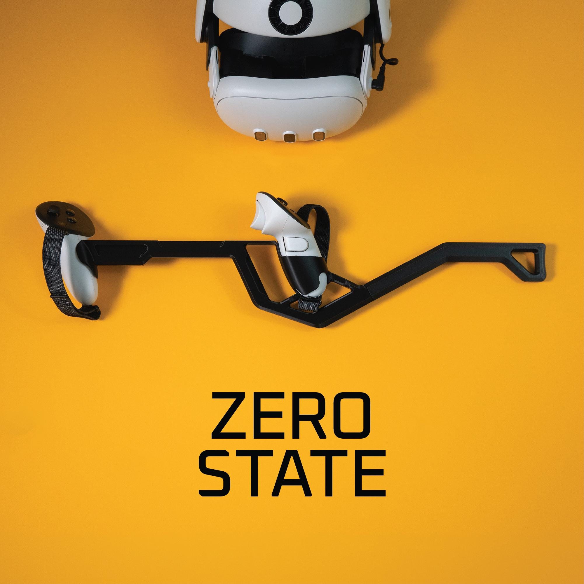 Zero State - VR Gunstock. Compatible With Quest 3-3S Controllers