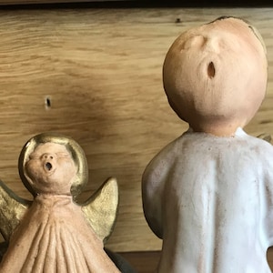 Vintage &quot;SINGING ANGEL FIGURINES&quot; by Michaels Keramik Lund  & Thun