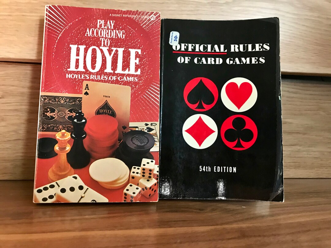 Vintage 60's card GAME Books Two Books Etsy