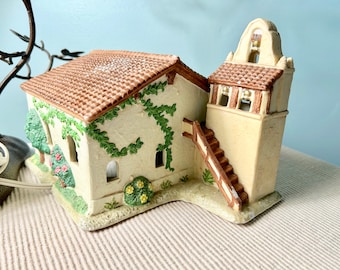 Vintage "LA PURISIMA CONCEPCION MiSSION"  A Lighted Minature Mission Building Figurine. Collectors' Item by Mervyn's