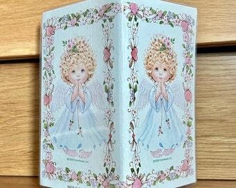 Vintage "CHECKBOOK" Angel Theme  Bordered with Floral Frame - Sweet Looking!!