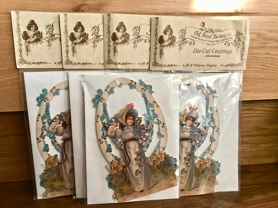 Vintage diecut Greeting Great Graphics Cut Outs Etsy