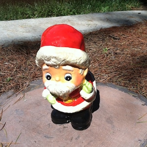 Vintage 70&#39;s  Santa Claus &quot;PIGGY BANK&quot; Whimsical Face