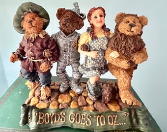 Vintage "DOROTHY & COMPANY...Off to See the Wizard" From the Bearstone Collection
