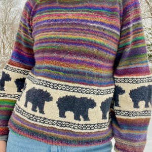 Bear Sweater-KNITTING PATTERN