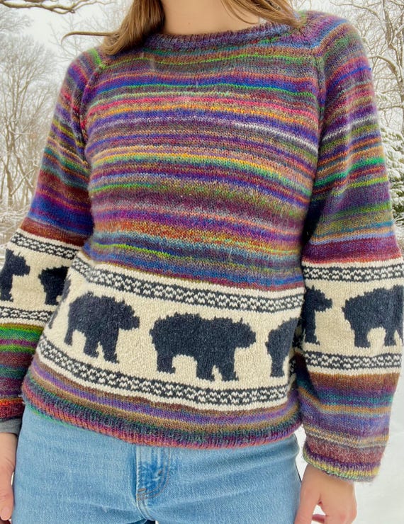 Bear Sweater-KNITTING PATTERN