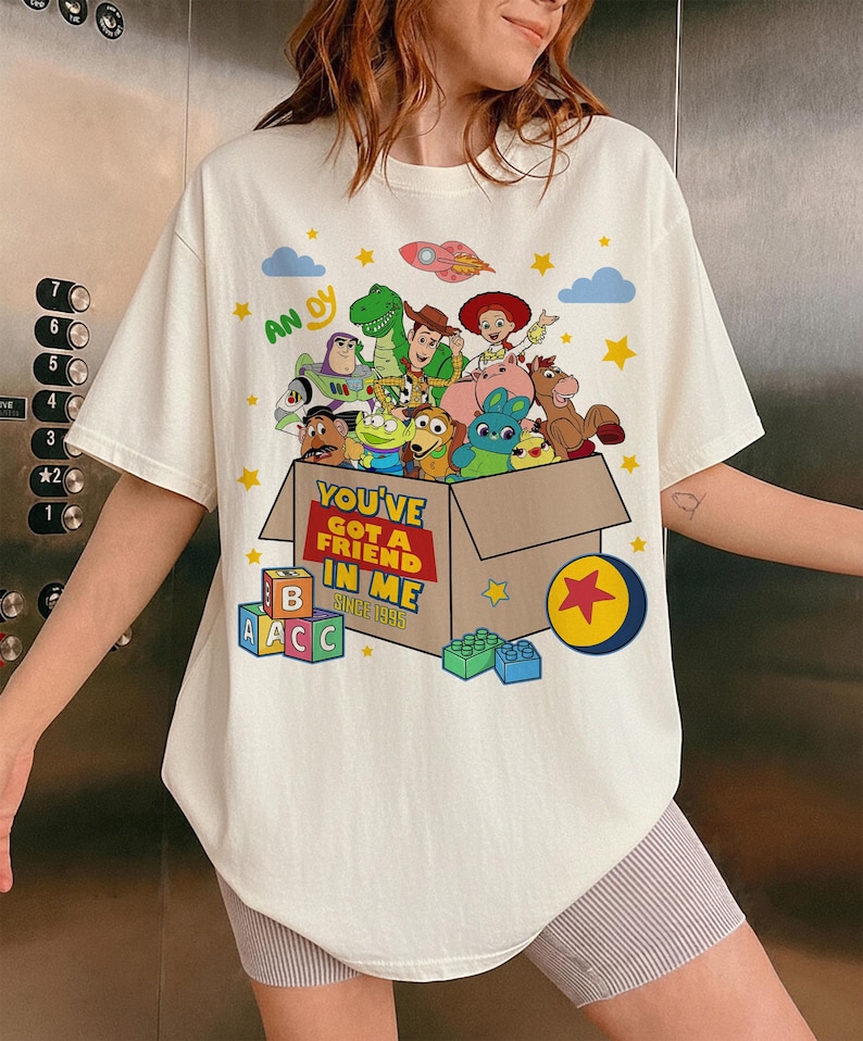 Toy Story sedan 1995 PNG, Retro Woody Buzz Rex Jessie (digital nedladdning) bild 3