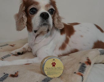 Natural Dog Paw Balm Nose Care Moisturizing Healing Handmade Pet Skin 1.69oz