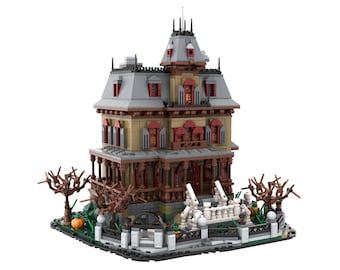 Op Haunted Mansion Disneyland geïnspireerde digitale bouwinstructies