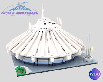 Space Mountain 1975 inspired building instructions