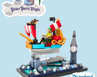Instructions de montage inspirées des vols de Disneyland Peter Pan, attractions à collectionner série 1